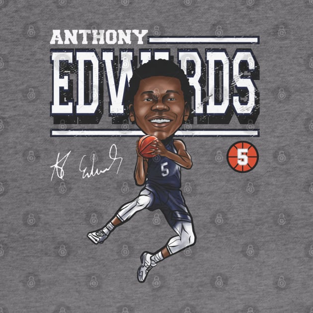 Anthony Edwards Minnesota Cartoon by ClarityMacaws